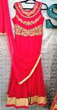 Bold and Beautiful Pink Embsllished Net Long Anarkali Suit
